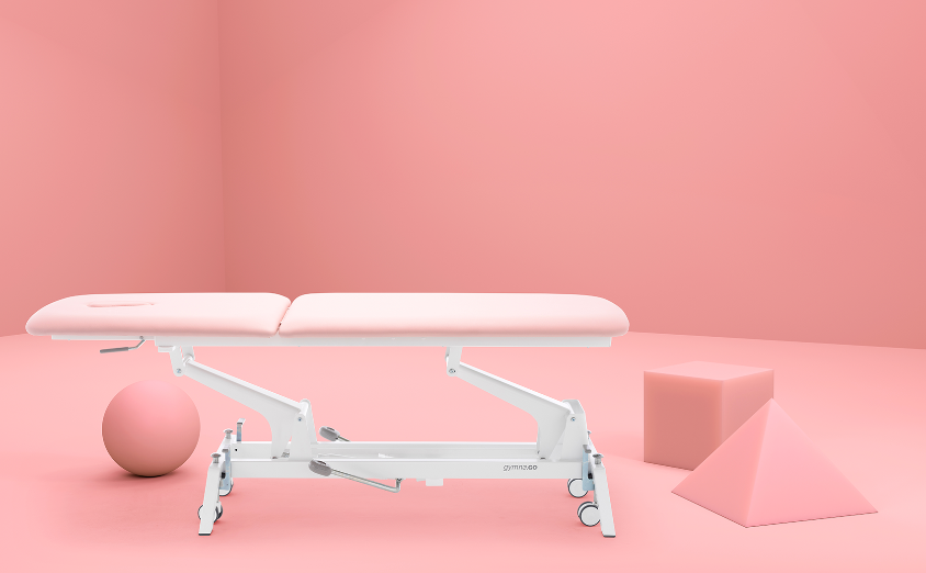 Table de traitement Gymna.GO présentée dans la boutique en ligne