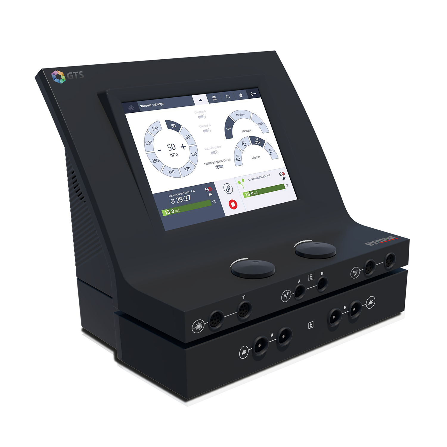 Gymna Combi 400 avec unité de vaco noir